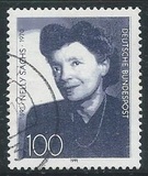 [The 100th Anniversary of the Birth of Nelly Sachs, Writer, type AYU]