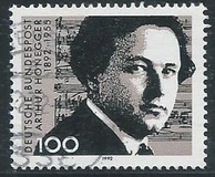 [The 100th Anniversary of the Birth of Athur Honegger, Composer, tip AZQ]