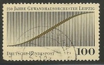 [The 250th Anniversary of the  Gewandhaus Orchestra from Leipzig, type BBW]