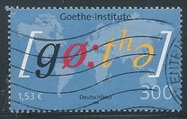 [The 50th Anniversary of the Goethe Institute of the German Language, type BWD]