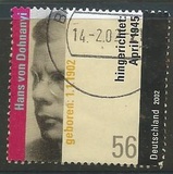 [The 100th Anniversary of the Birth of Hans von Dohnanyi, 1902-1945, tip BYC]