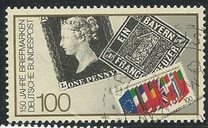 [The 150th Anniversary of the First Stamp, type AVA]