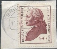 [The 250th Anniversary of the Birth of Immanuel Kant, Philosopher, type VY]