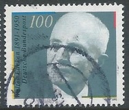 [The 100th Anniversary of the Birth of Walter Eucken, Politician, type AVR]