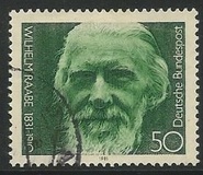 [The 150th Anniversary of the Birth of Wilhelm Raabe, Poet, type AGV]