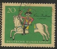 [The 250th Anniversary of the Birth of Baron von Münchhausen, type PV]