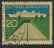 [The 75th Anniversary of the Kieler Canal, type QB]