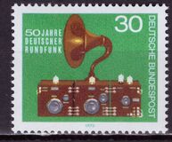 [The 50th Anniversary of German Broadcasting, type VE]