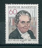 [The 100th Anniversary of the Birth of  Elly Heuss-Knapp, type AFZ]