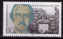 [The 100th Anniversary of the Death of Heinrich Schiliemann, Archaeologist, type AVB]