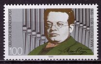 [The 75th Anniversary of the Death of Max Reger, Composer, type AXA]