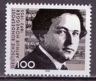 [The 100th Anniversary of the Birth of Athur Honegger, Composer, tip AZQ]