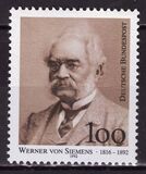 [The 100th Anniversary of the Death of Werner von Siemens, Inventor and Engineer, type BBK]