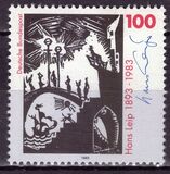 [The 100th Anniversary of the Birth of Hans Leip, Writer and Lithografic Artist, type BDK]