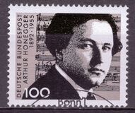 [The 100th Anniversary of the Birth of Athur Honegger, Composer, type AZQ]