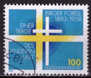 [The 100th Anniversary of the Birth of Birger Forell, Swedish Theologian, type BDJ]