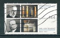 [The 150th Anniversary of the Birth of Nobel Prize Winners Paul Ehrlich & Emil Adolph von Behring, tip CDR]