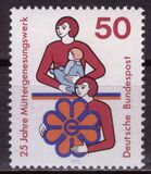 [The 25th Anniversary of the German Maternal Rest and Well-Being Foundation, type WX]