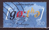 [The 50th Anniversary of the Goethe Institute of the German Language, type BWD]