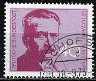 [The 100th Anniversary of the Birth of Otto Wels, Social Democrat, type UY]