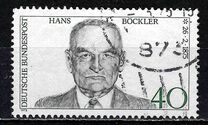 [The 100th Anniversary of the Birth of Hans Böckler, Trade Union Leader, type WY]