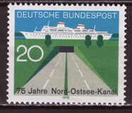 [The 75th Anniversary of the Kieler Canal, type QB]