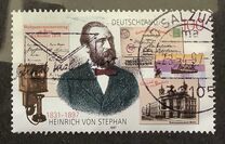 [The 100th Anniversary of Heinrich von Stephan, Postmaster, tip BLV]