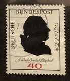 [The 250th Anniversary of the Birth of Friedrich Gottlieb Klopstock, Poet, type WB]