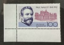 [The 150th Anniversary of the Death of Paul Wallot, Architect, type AXH]