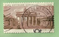 [The 275th Anniversary of the Birth of Carl Gotthard Langhans, 1732-1808, tip CMC]