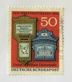 [The 100th Anniversary of the World Postal Union, type WR]