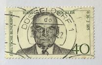 [The 100th Anniversary of the Birth of Hans Böckler, Trade Union Leader, type WY]