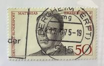 [The 100th Anniversary of the Birth of Matthias Erzberger, Polititian, type YF]