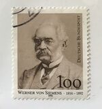 [The 100th Anniversary of the Death of Werner von Siemens, Inventor and Engineer, type BBK]