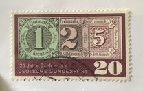 [The 125th Anniversary of the First German Stamp, type KU]