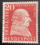 [The 200th Anniversary of the Birth of Baron vom Stein, 1757-1831, type DM]