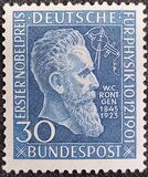 [The 50th Anniversary of Wilhelm Röntgen's Nobel Prize in Physics, type R]