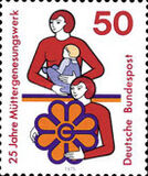 [The 25th Anniversary of the German Maternal Rest and Well-Being Foundation, type WX]