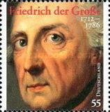 [The 300th Anniversary of the Birth of Frederick the Great, 1712-1786, type CUT]