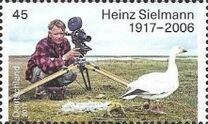 [The 100th Anniversary of the Birth of Heinz Sielmann, 1917-2006, type DGU]