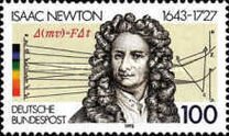 [The 350th Anniversary of Isaac Newton, Physicist, tip BBO]