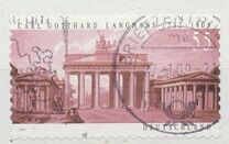 [The 275th Anniversary of the Birth of Carl Gotthard Langhans, 1732-1808, type CMC]