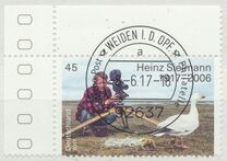 [The 100th Anniversary of the Birth of Heinz Sielmann, 1917-2006, type DGU]