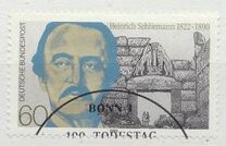 [The 100th Anniversary of the Death of Heinrich Schiliemann, Archaeologist, type AVB]