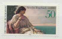 [The 100th Anniversary of the Death of Anselm Feuerbach, Painter, type AEQ]