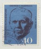 [The 1st Anniversary of the Death of G. C. Marshall, type FP]