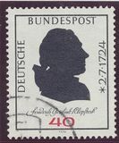 [The 250th Anniversary of the Birth of Friedrich Gottlieb Klopstock, Poet, type WB]