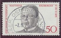 [The 100th Anniversary of the Birth of Matthias Erzberger, Polititian, type YF]