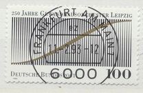 [The 250th Anniversary of the  Gewandhaus Orchestra from Leipzig, type BBW]