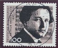 [The 100th Anniversary of the Birth of Athur Honegger, Composer, type AZQ]